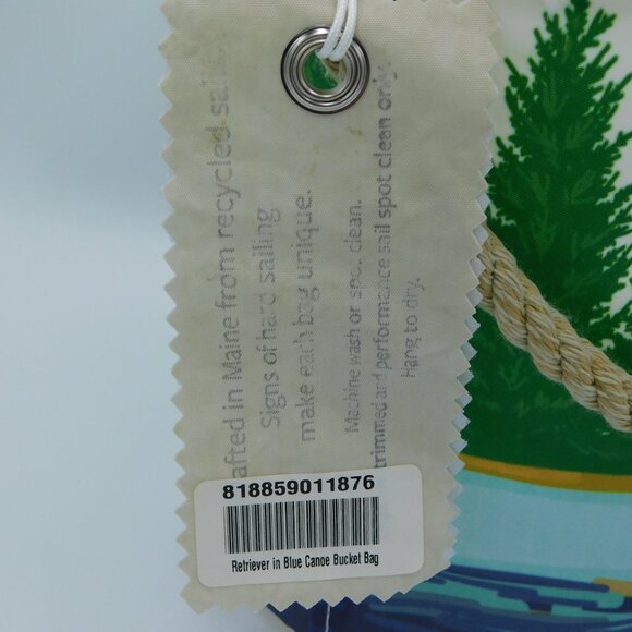 Sea Bags of Maine Retriever in Blue Canoe Bucket Bag | Preppy | NWT - Picture 10 of 12
